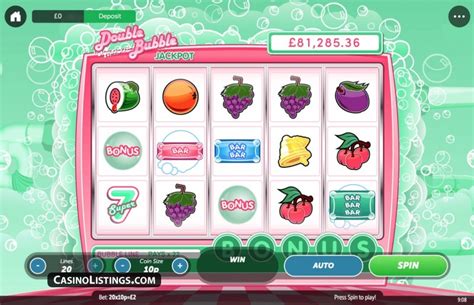Double Bubble Jackpot .